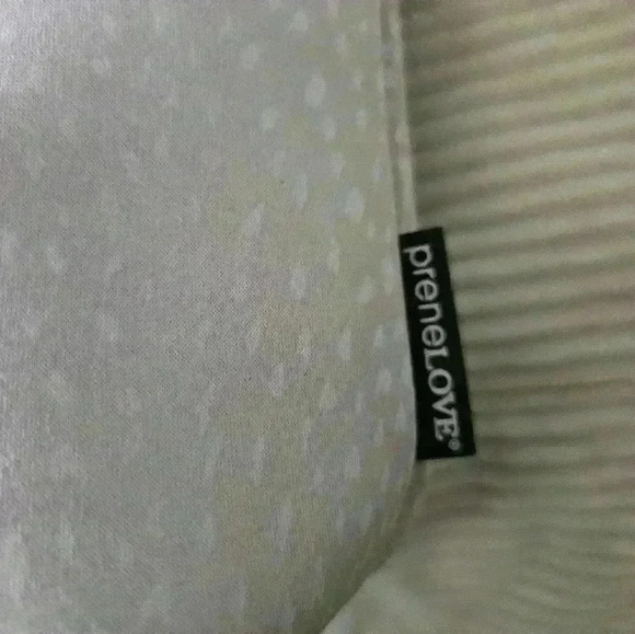 Prene Love Neoprene silver Fawn print w middle stripes satchel tote - Picture 5 of 16